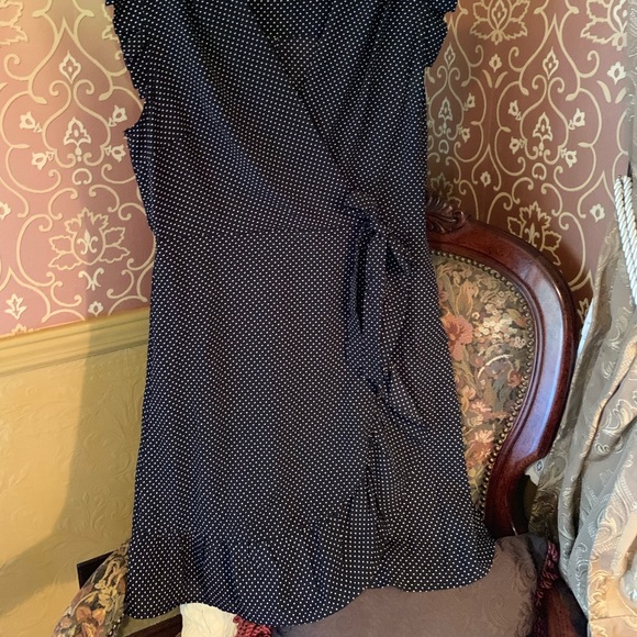 Polka dot wrap style dress - Picture 2 of 3